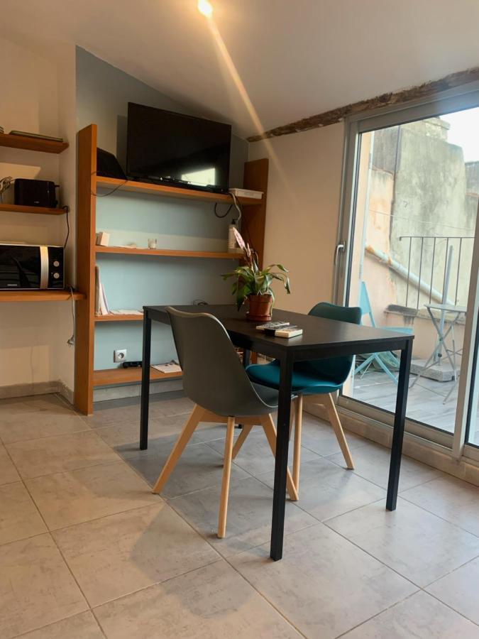 Studio Avec Terrasse Aix-en-Provence Bagian luar foto